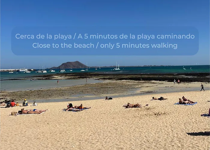 Caramel Cookie - Ac, Desk With Natural Light, 2 Balconies, Wifi And Pool Corralejo