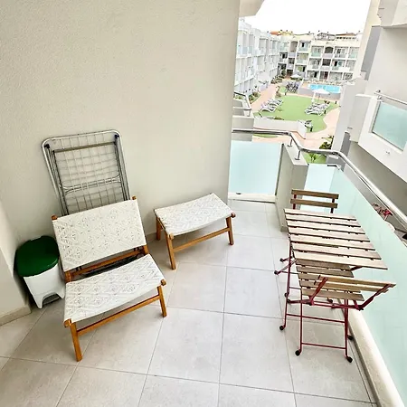 Caramel Cookie - Ac, Desk With Natural Light, 2 Balconies, Wifi And Pool * Corralejo
